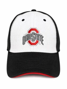 Ohio State Buckeyes Vintage NCAA Hat Velcro Back NWT Adjustable Cap Rare